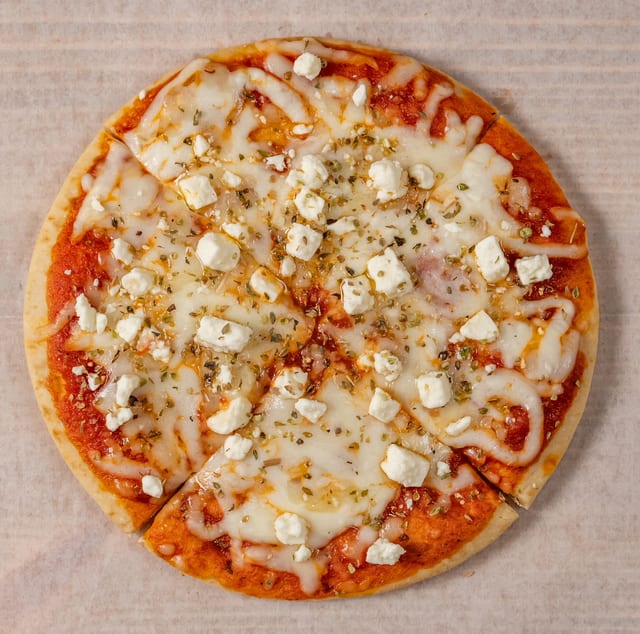 Kids Greek Pizza.