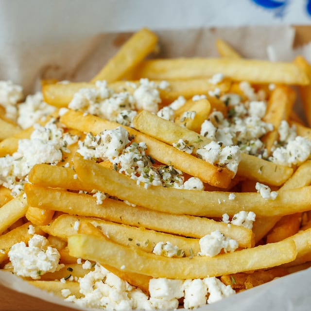 Greek Feta Fries (side).